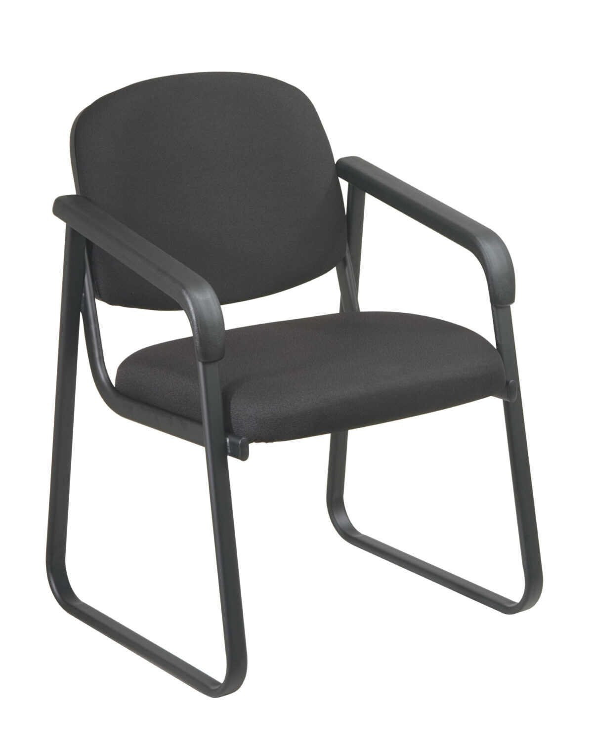 OSP- Guest Chair – sled base ( jet black)