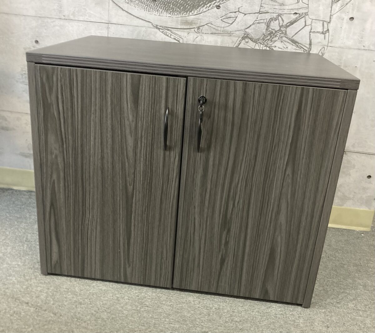 Napa- 2 Door Storage Cabinet 36”w x 22.5”d x 29”h