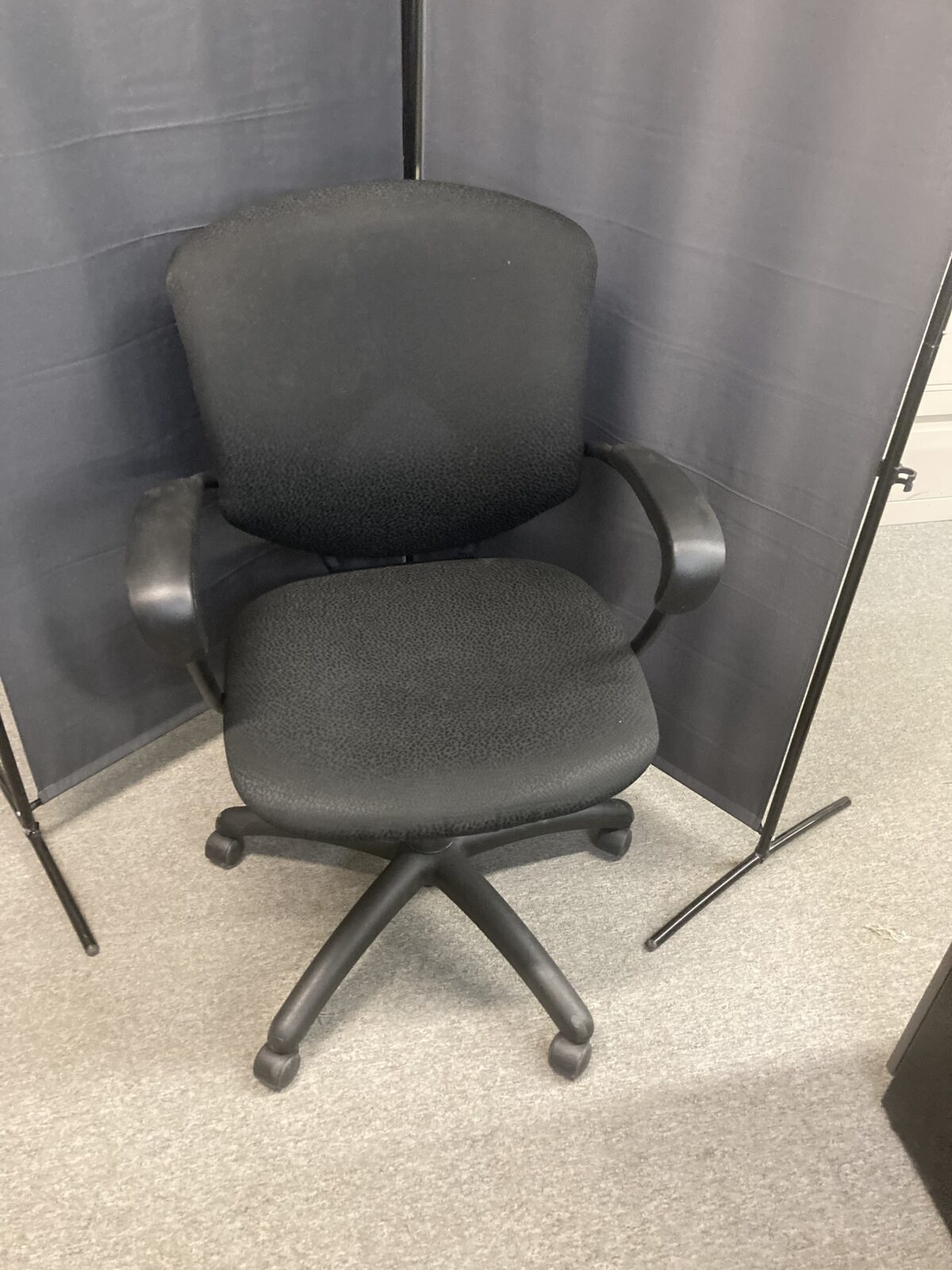 Used- Global Supra meeting chair- black (19)
