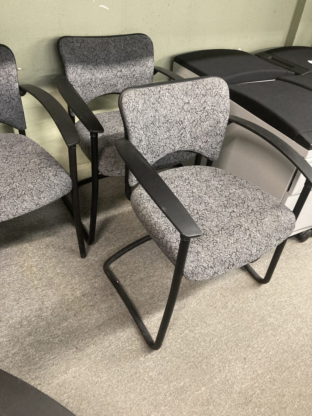 Used- Teknion Amicus Guest Chair (grey upholstery) (11)
